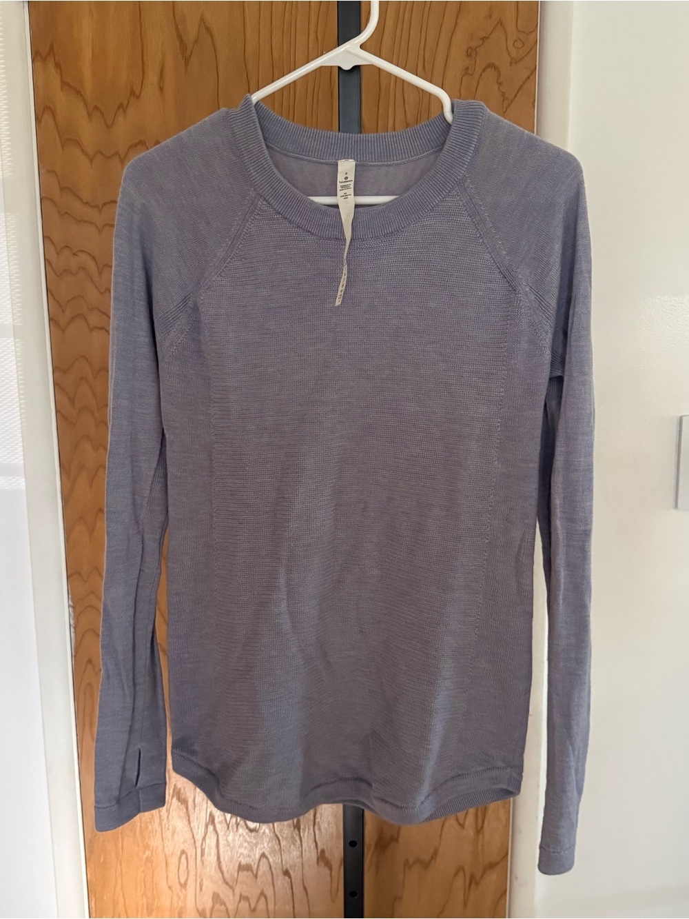 lululemon athletica Light Lavender Merino Wool Crewneck Sweater